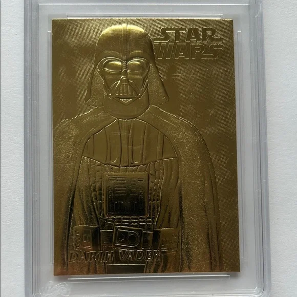 Star Wars Gold Darth Vader Collectible Card - Picture 5 of 6